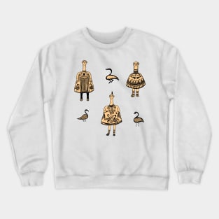 Bell idols from Greece - timeless abstraction Crewneck Sweatshirt